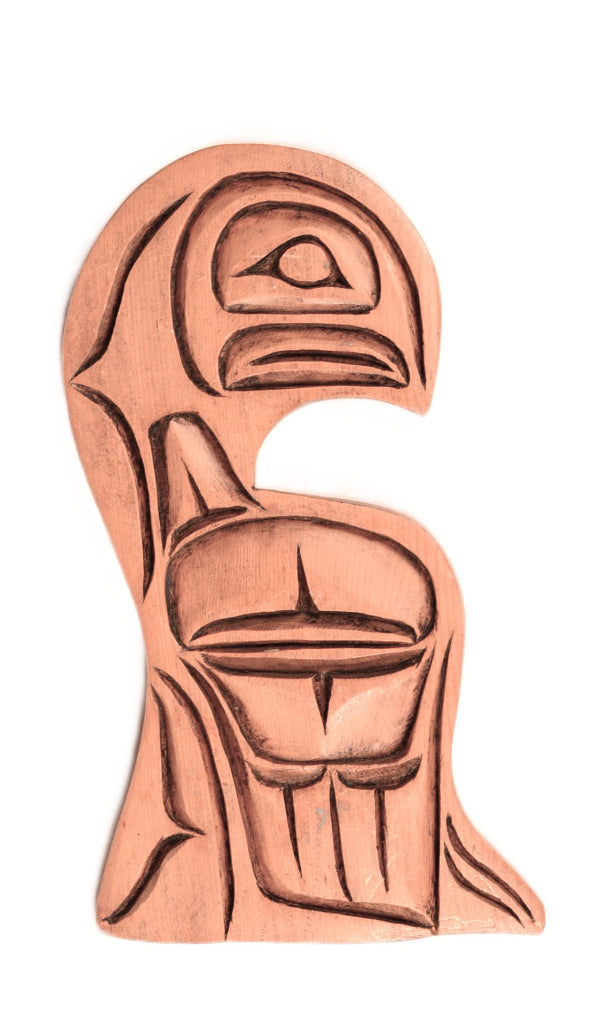 Alert Bay British Colombia Wood Eagle By Lucille Baker