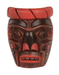 Salish Wood Mask Face By Stan Good
