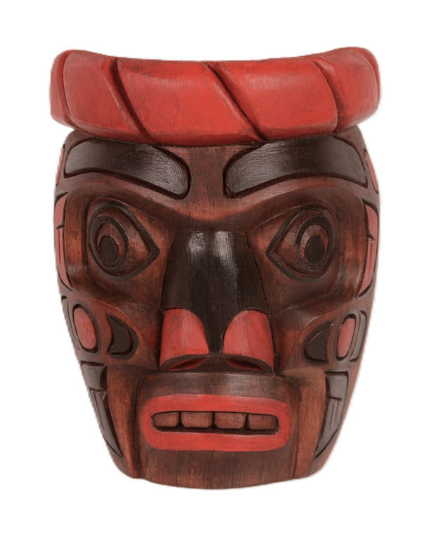 Salish Wood Mask Face By Stan Good