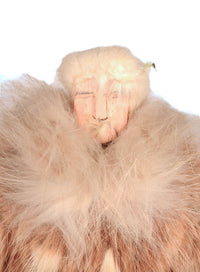 Eskimo Fur Dolls Pair of 2
