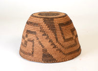 Pima Basket with Whirling Log Motif