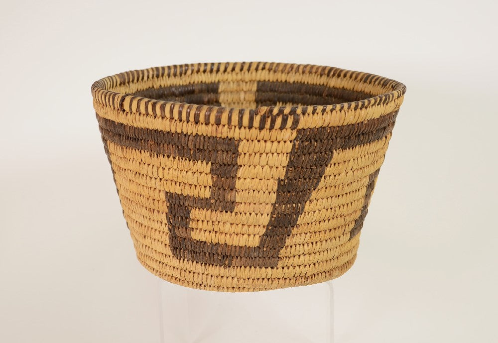Older Papago Basket, Tucson Az - Finger Dance Motif