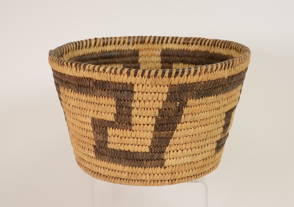 Older Papago Basket, Tucson Az - Finger Dance Motif