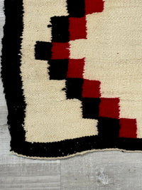 Navajo Rug, Ganado, AZ - Cloud motif