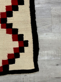 Navajo Rug, Ganado, AZ - Cloud motif