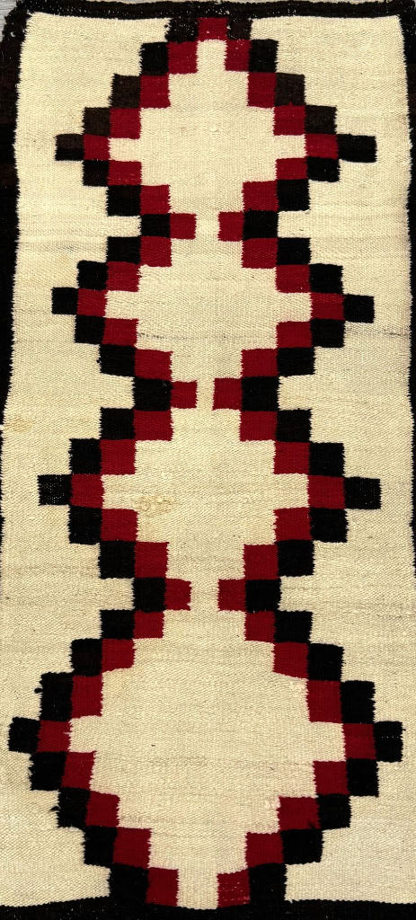 Navajo Rug, Ganado, AZ - Cloud motif