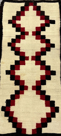 Navajo Rug, Ganado, AZ - Cloud motif