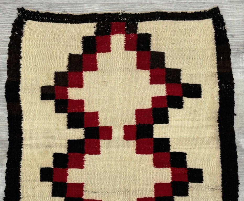 Navajo Rug, Ganado, AZ - Cloud motif