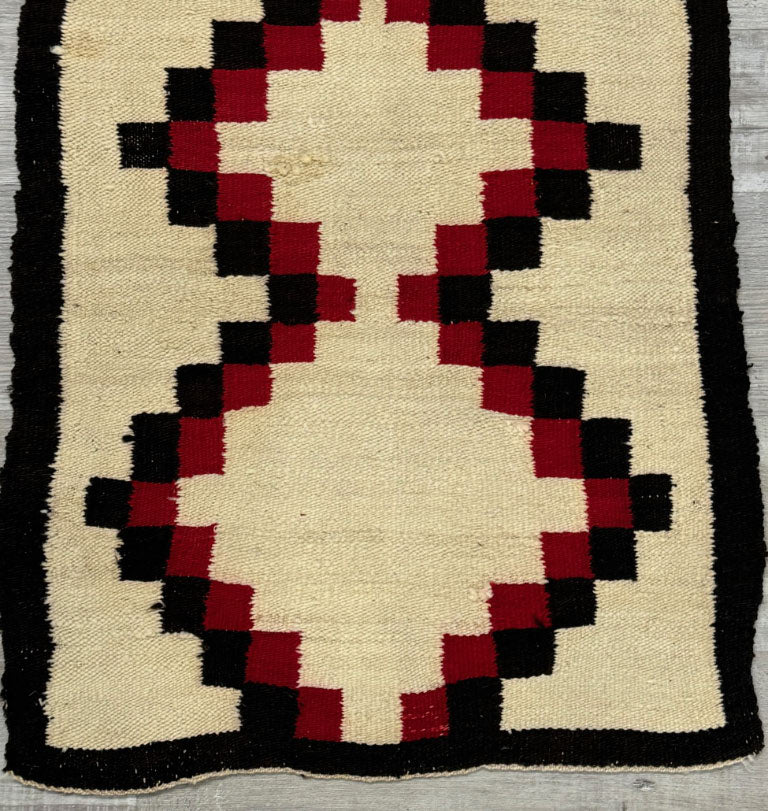 Navajo Rug, Ganado, AZ - Cloud motif