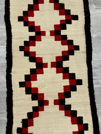Navajo Rug, Ganado, AZ - Cloud motif