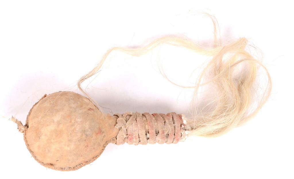 Cheyenne Plains Hide Rattle with Horsehair