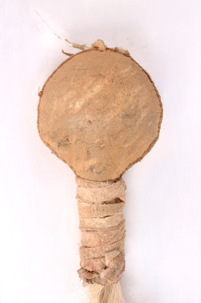 Cheyenne Plains Hide Rattle with Horsehair