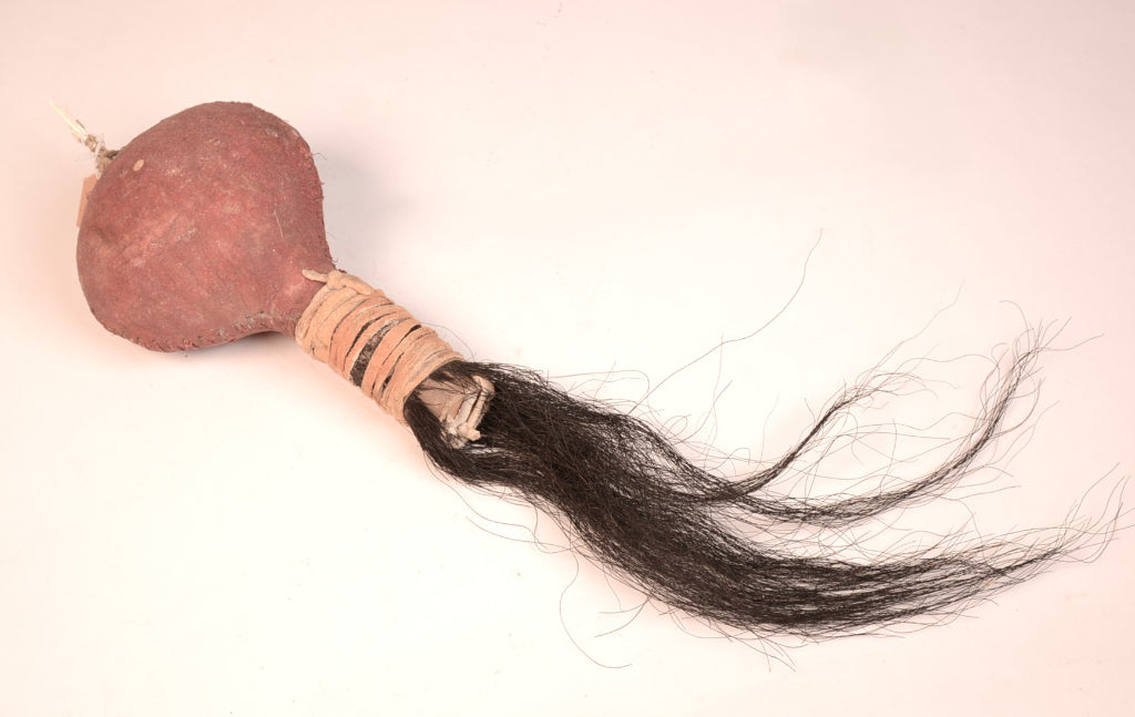 Plains - Cheyenne Rattle Hide and Horse Hair