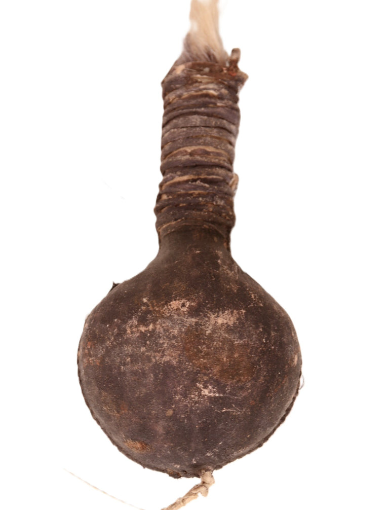 Cheyenne Plains Hide Rattle with Horsehair