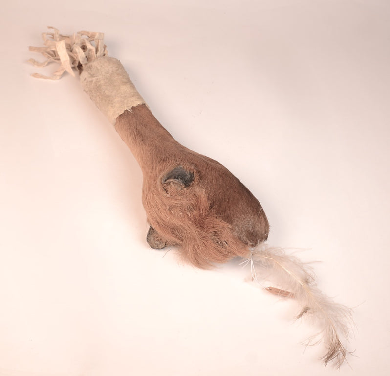 Plains Deer Skin Hoof Rattle