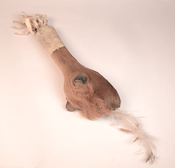 Plains Deer Skin Hoof Rattle