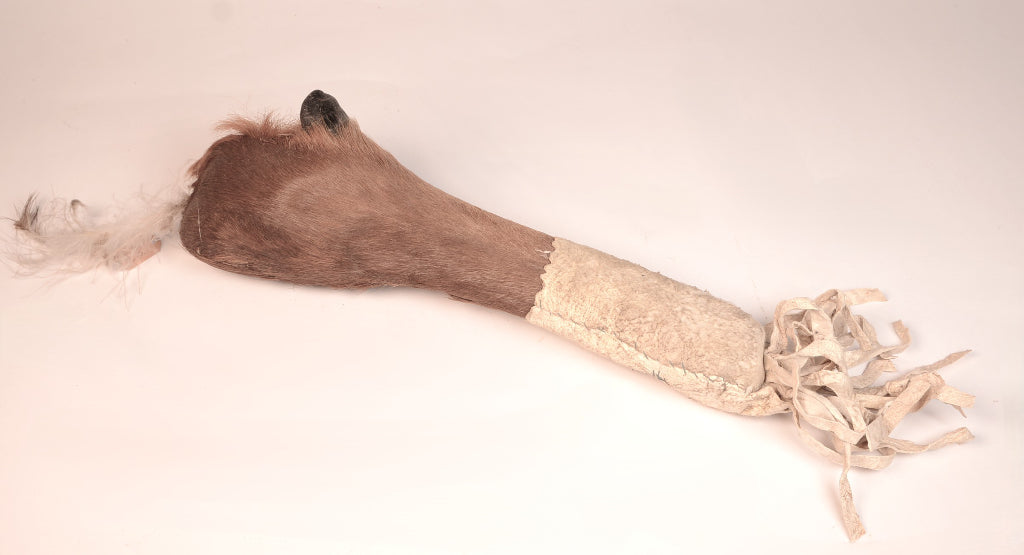 Plains Deer Skin Hoof Rattle