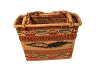 Nuu-chah-nulth, Nootka, Indian Basket with Sisiutl and Thunderbird