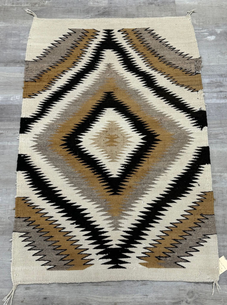 Navajo Rug; Natural Eye Dazzler