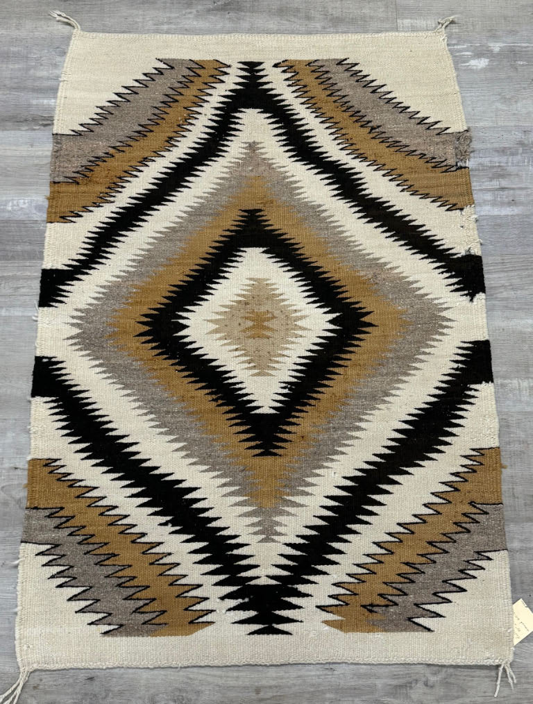 Navajo Rug; Natural Eye Dazzler
