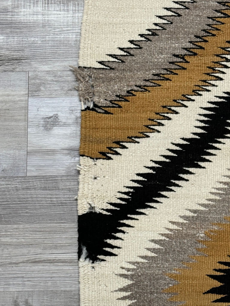 Navajo Rug; Natural Eye Dazzler