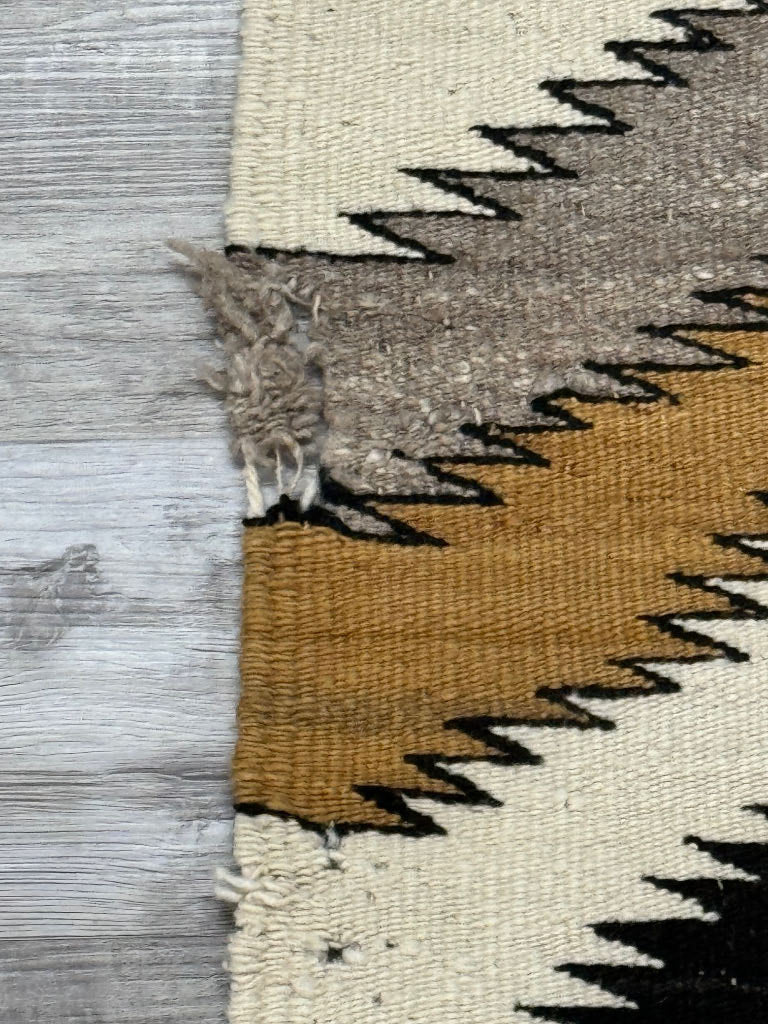 Navajo Rug; Natural Eye Dazzler