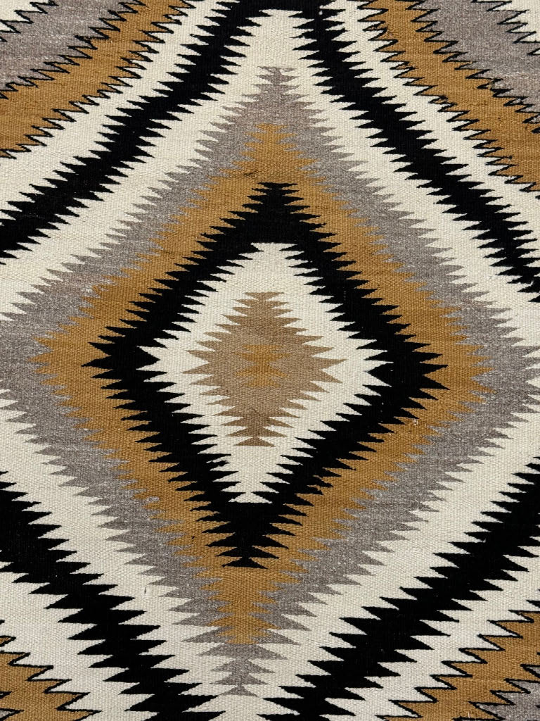 Navajo Rug; Natural Eye Dazzler