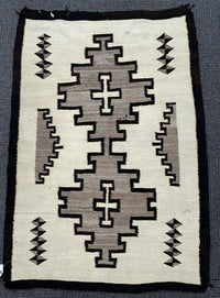 Navajo Rug Early Two Gray Hills