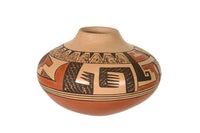 Hopi Pueblo Pottery Seed Jar - flying bird: Jean Sahme Nampeyo (1948-2024)