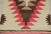 Navajo Gallup Throw Rug with Cloud Motif