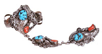 Navajo Sterling Silver Women's Slave Bracelet