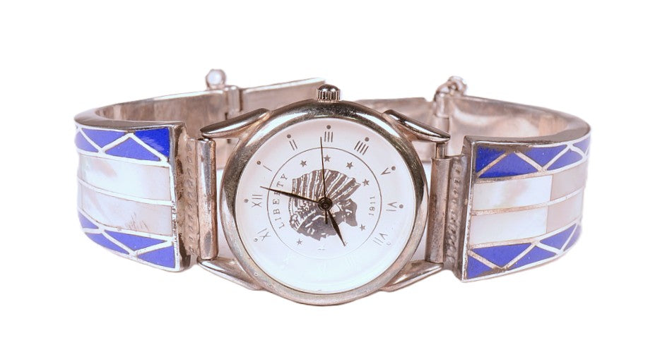 Navajo Sterling Silver Liberty 1911 Watch Face