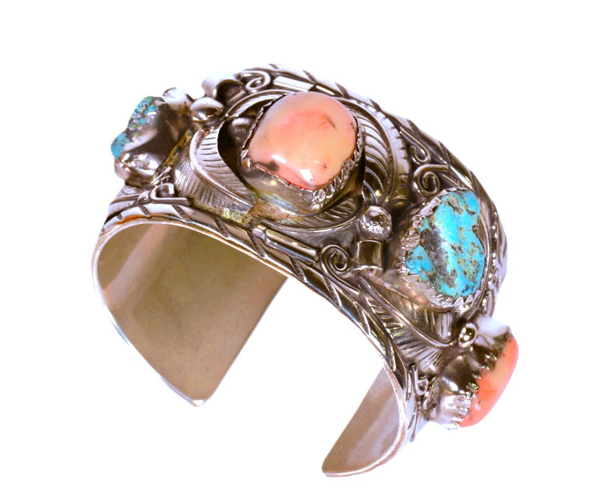 Large Navajo Cuff Bracelet