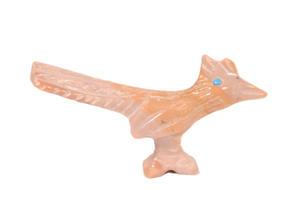Zuni Pueblo Dolomite Road Runner Fetish