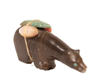 Zuni Pueblo Marble Bear Fetish By Andres Quandelacy