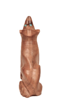 Zuni Pueblo Carved Wood Coyote Fetish