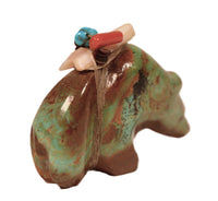 Zuni Pueblo Turquoise Bear Fetish