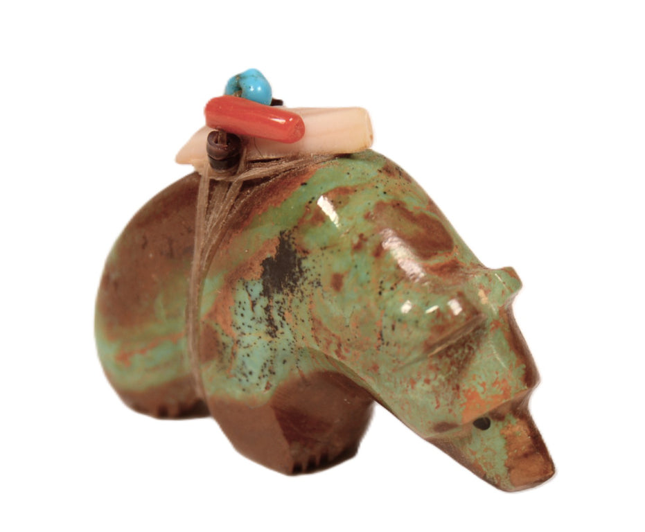 Zuni Pueblo Turquoise Bear Fetish