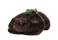 Zuni Pueblo Jet Bear Fetish