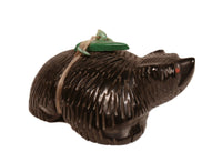 Zuni Pueblo Jet Bear Fetish