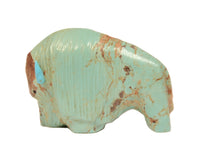 Zuni Pueblo Turquoise Bison Fetish