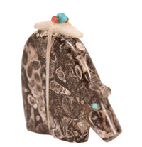 Zuni Pueblo Fossil Stone Bear Fetish