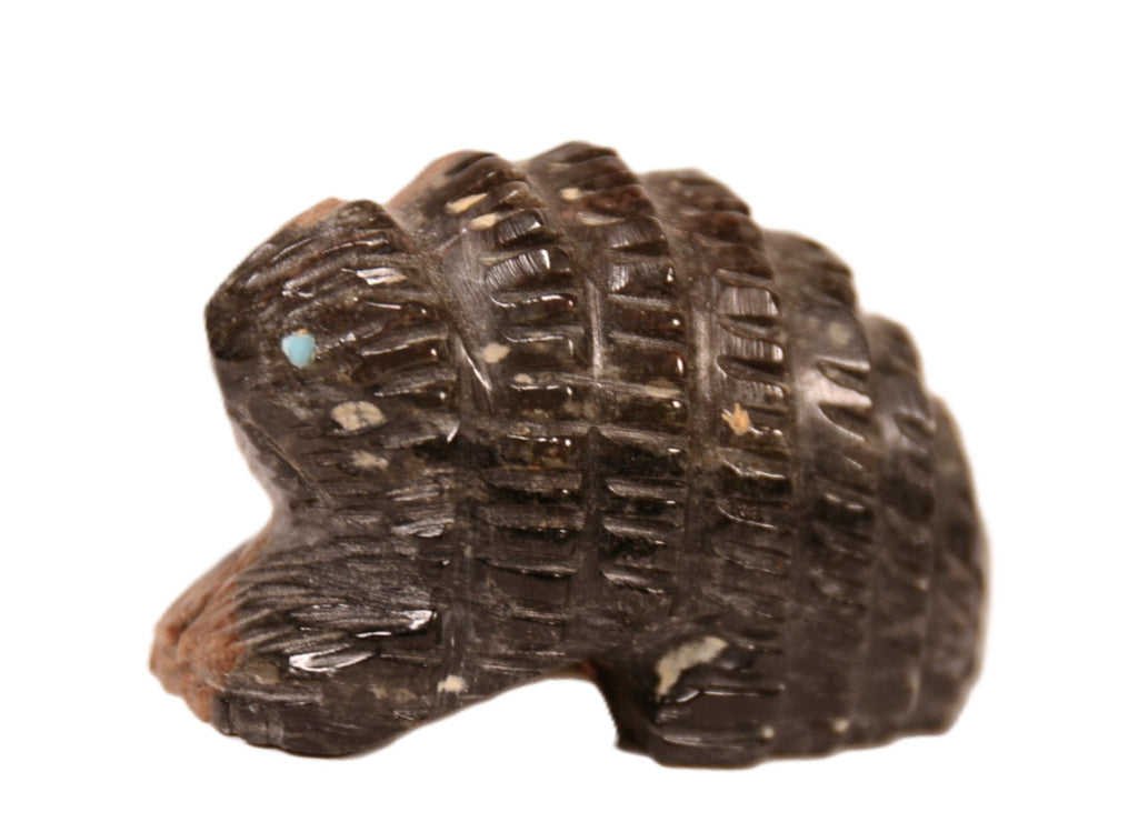 Zuni Pueblo Picasso Marble Porcupine Fetish By T. Lowsayatee