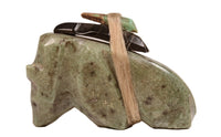 Zuni Pueblo Green Bear Fetish