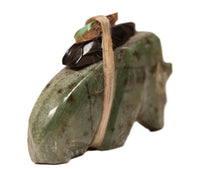 Zuni Pueblo Green Bear Fetish