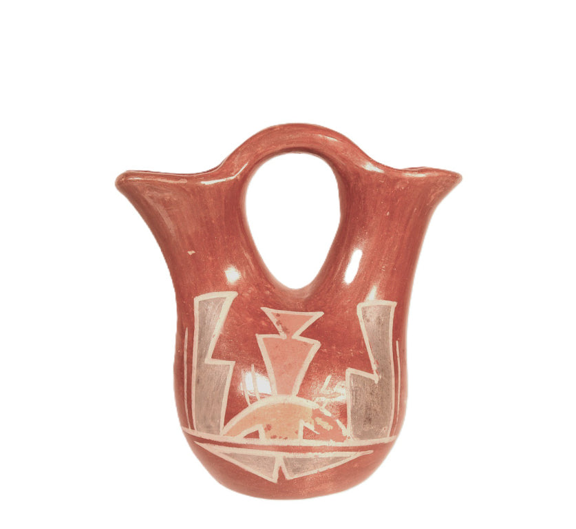Santa Clara Pueblo Red Wedding Jar