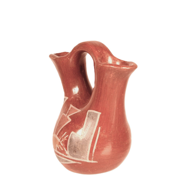 Santa Clara Pueblo Red Wedding Jar