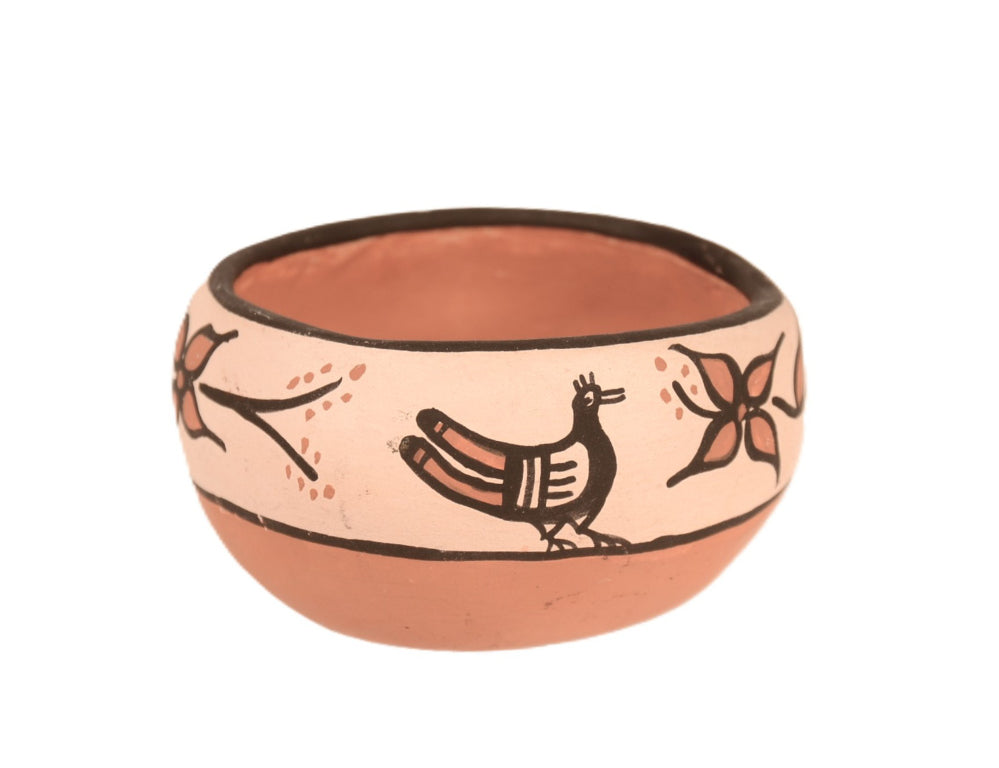 Santo Domingo Pueblo Pottery Bowl By Hilda Tenoria