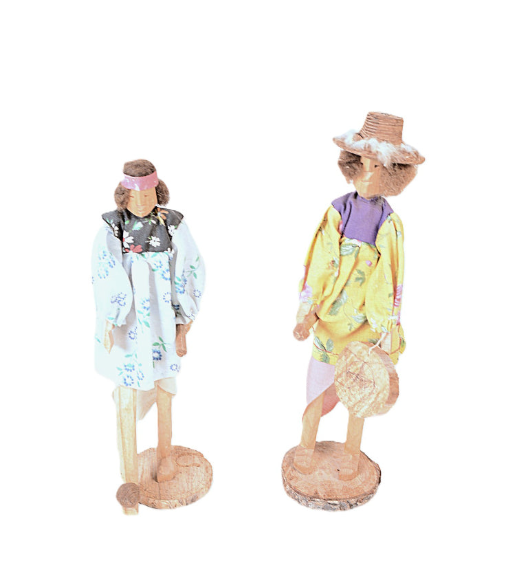 Native Mexican Dolls Pair of 2