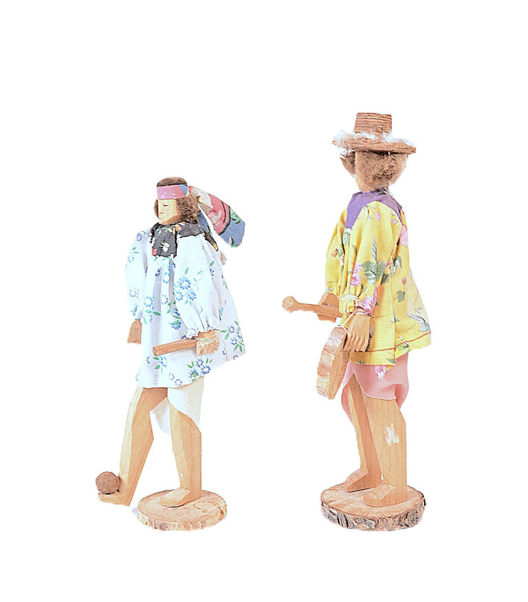 Native Mexican Dolls Pair of 2